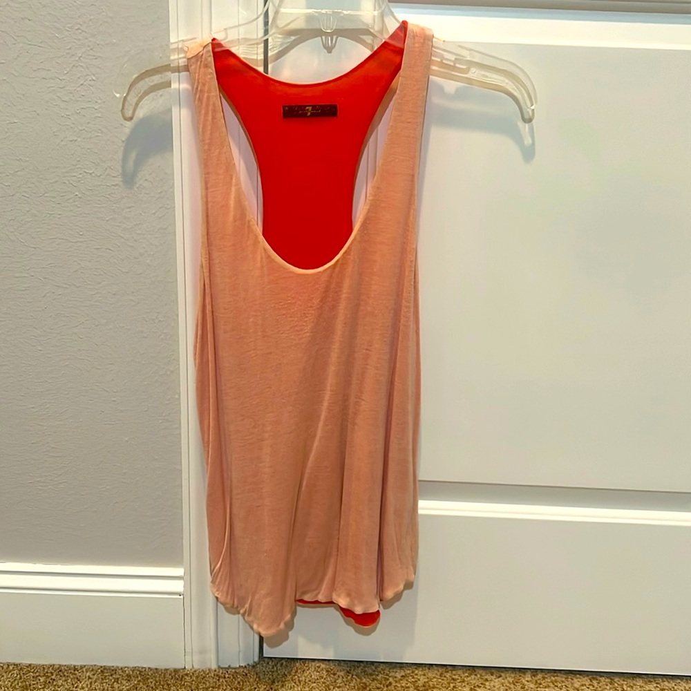 7 for all mankind racerback tank